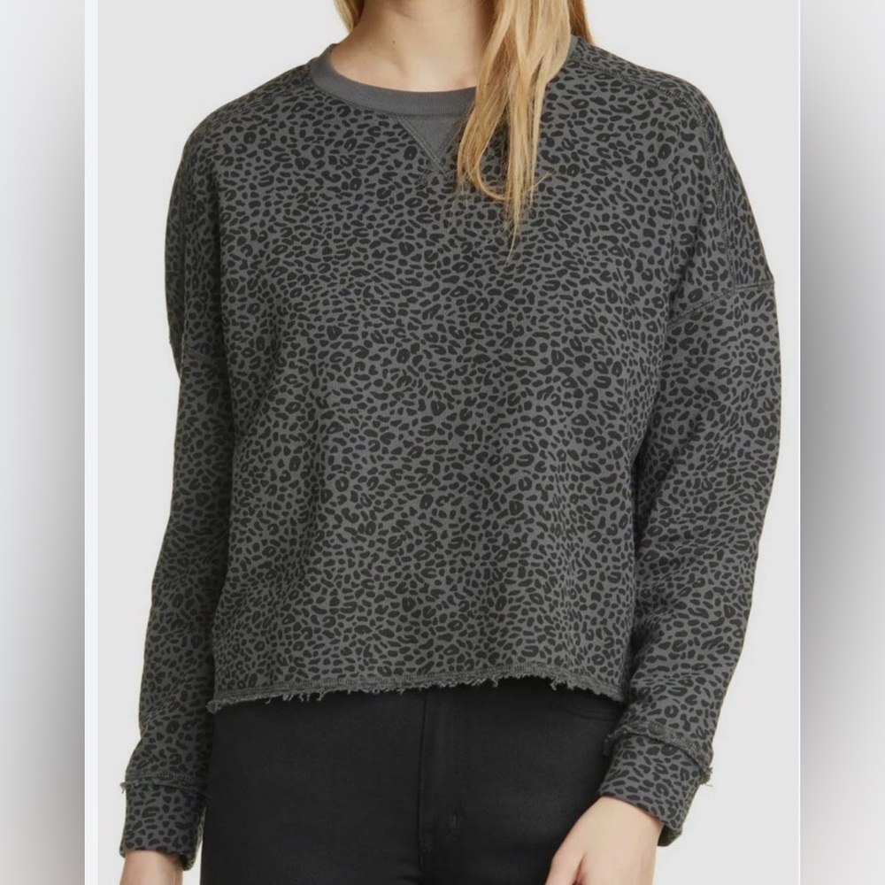 ATM French Terry Leopard Sweatshirt